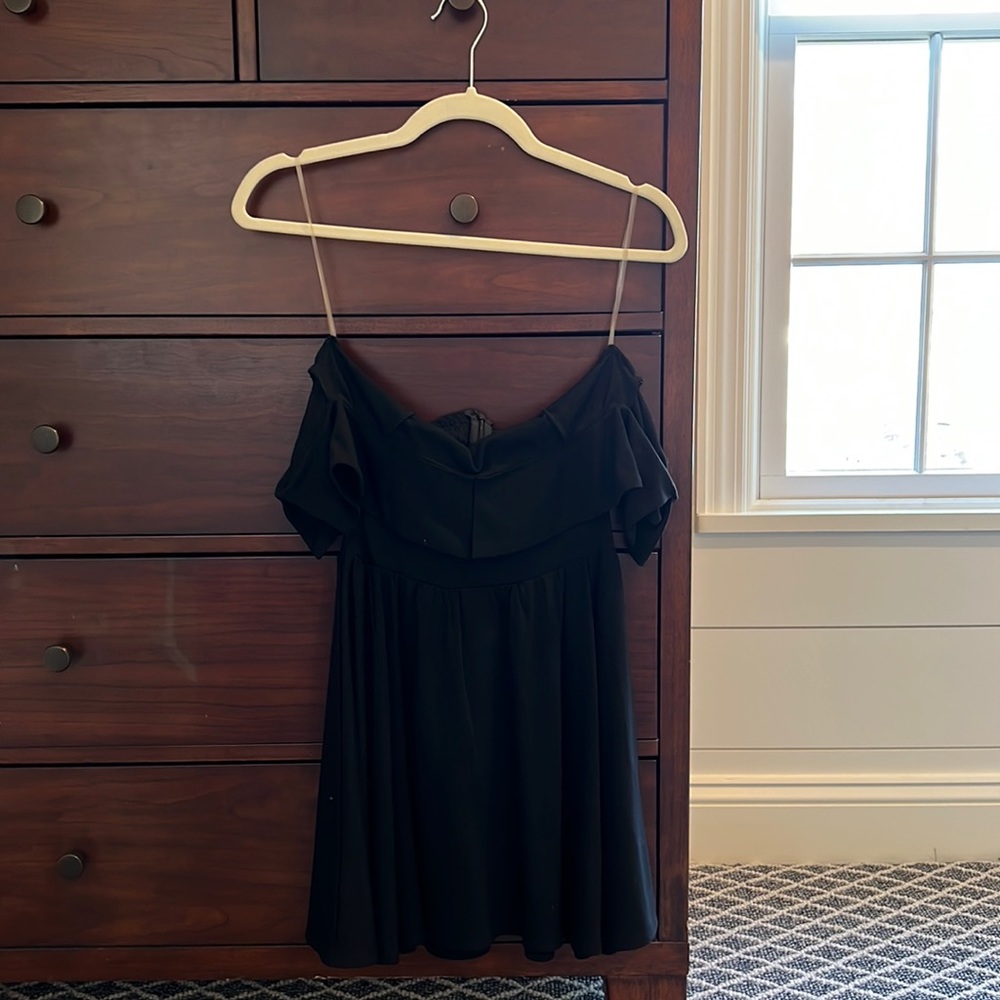 For Love & Lemons Black Off Shoulder Dress